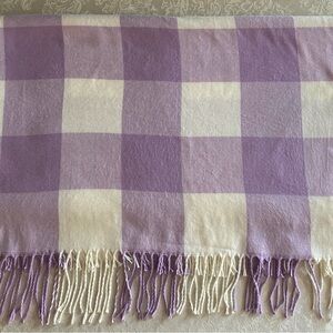 Lavender and Cream Plaid Theow